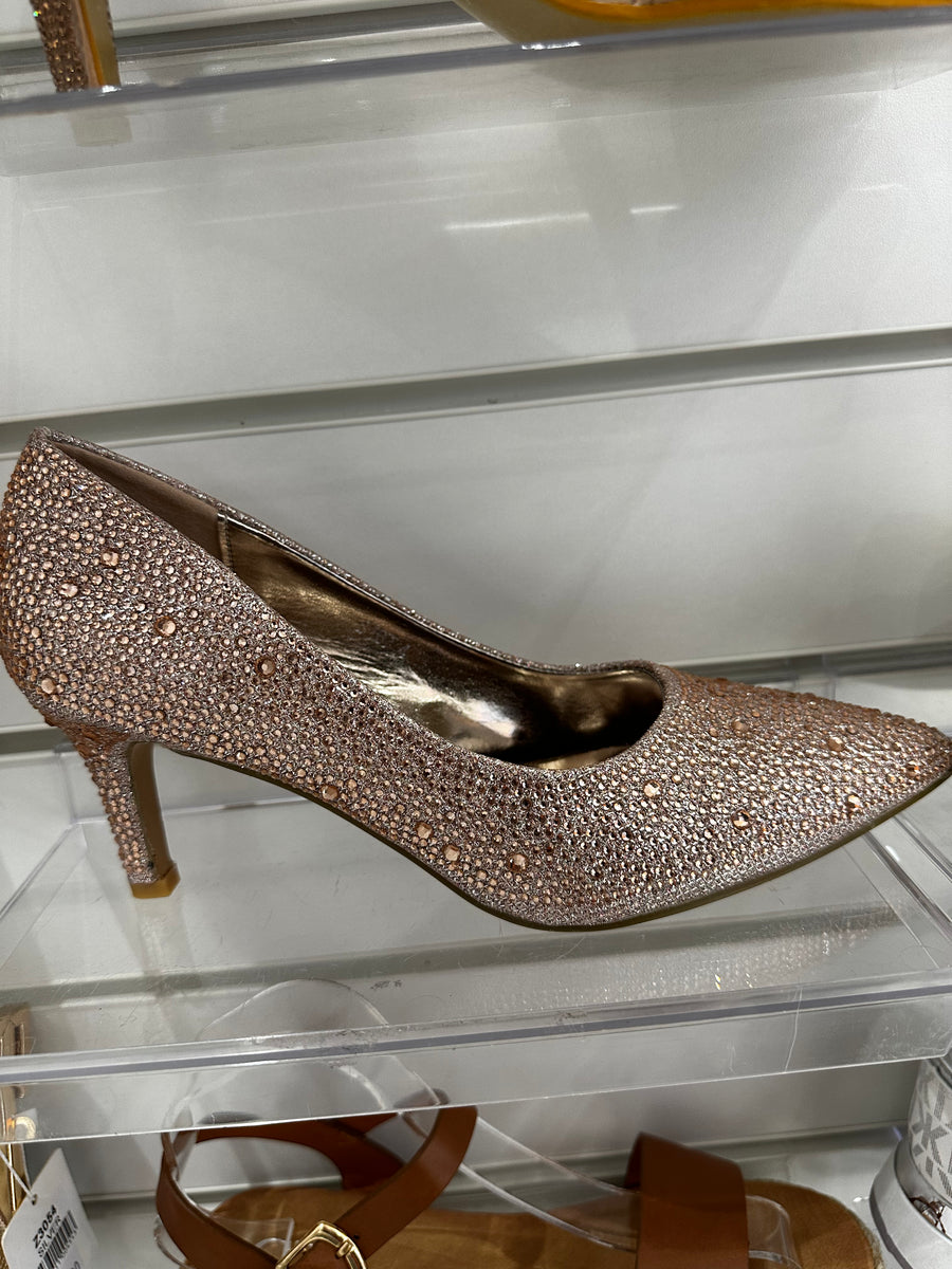 Kelsi sandals rose gold 2025